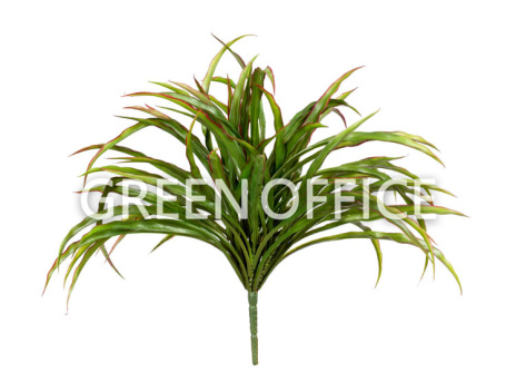 Трава Ванилла Грасс зеленая с бордо - Фото 1