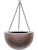 Подвесное кашпо Gradient hanging bowl matt coffee - Фото 1