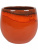 Кашпо Indoor pottery pot charlotte orange (per 4 шт.) - Фото 2